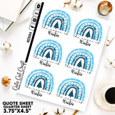 Winter Quote Sheet 13